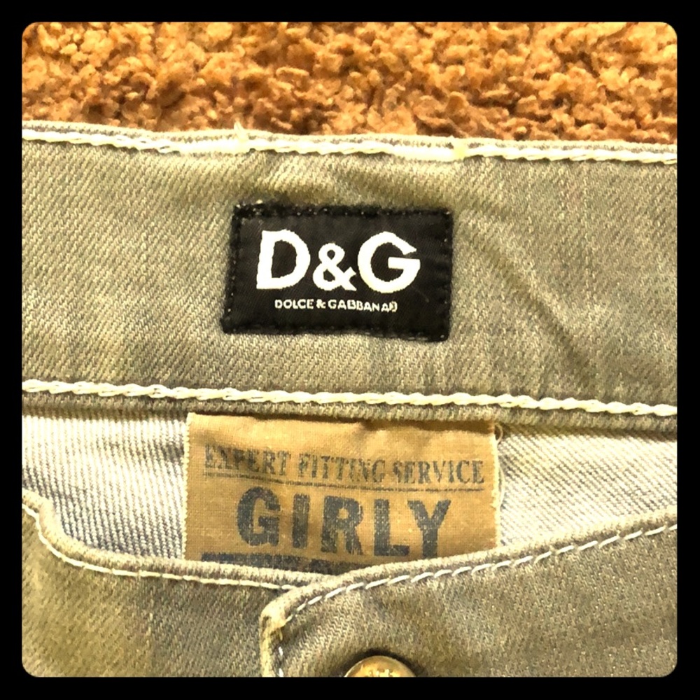 D&G Dolce and Gabbana skinny jeans